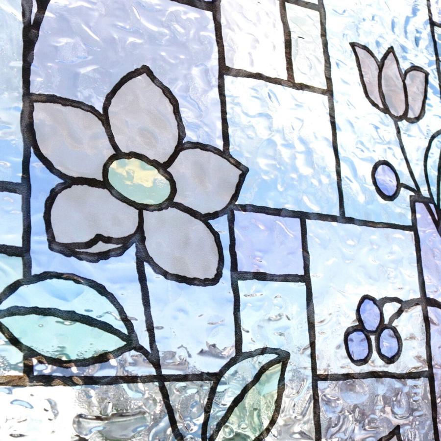 ニトリ 窓飾りシ-ト／ステンドタイプ GLS-4657 46X90 UVカット