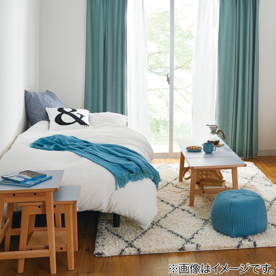 ニトリ（NITORI） 掛け布団カバー セミダブル(コットンウォッシュ WH