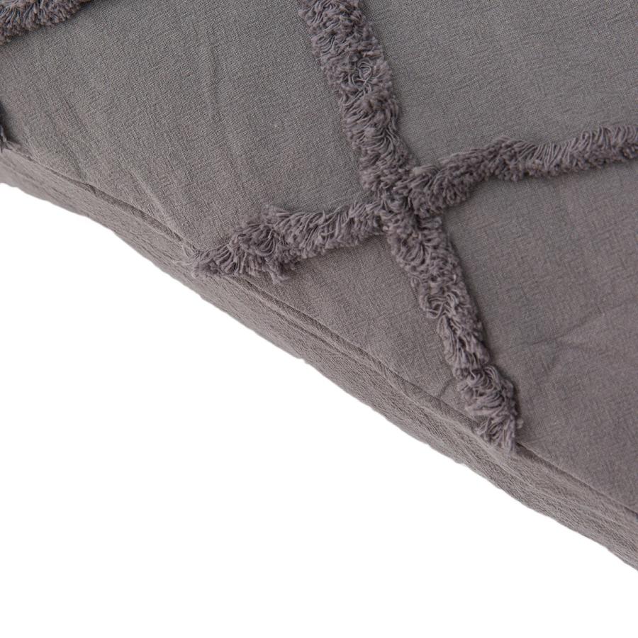 ニトリ（NITORI） ジャンボクッションカバー(ヨナDGY 65×65cm) 綿100