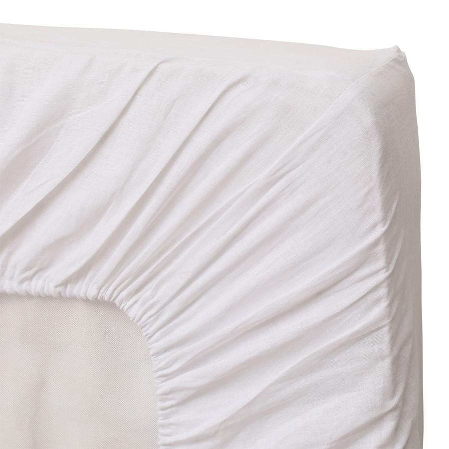 ニトリ（NITORI） マルチすっぽりシーツ ダブル(リネン SZ16 WH D