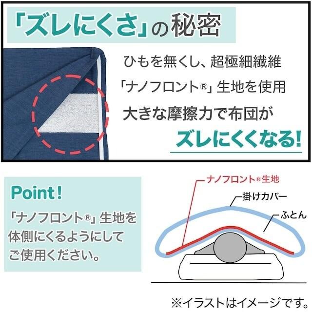ニトリ ひもなしラクラク 掛け布団カバー シングル(Nグリップ US ニトリ ひもなしラクラク 掛け布団カバー シングル(Nグリップ US