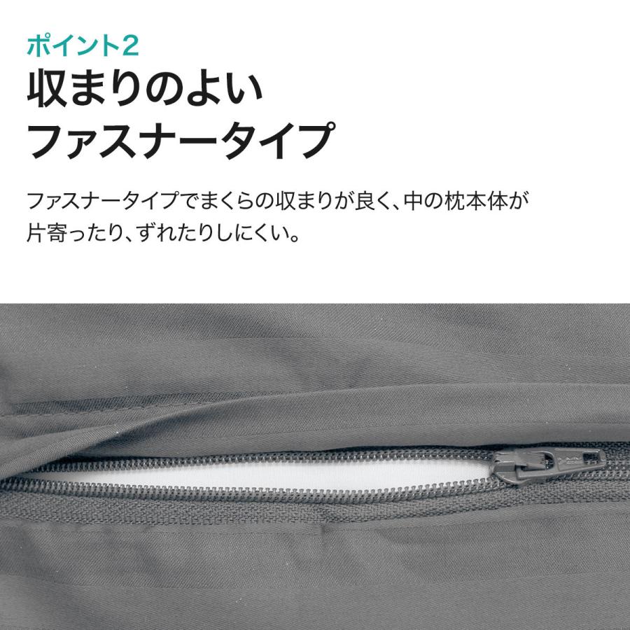 ニトリ（NITORI） 枕カバー 大判(Nホテル3 DGY) : ニトリ Yahoo!店