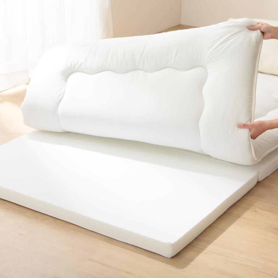 ニトリ★マットレス★シングルベッド用★送料込み★NITORI ニトリ（NITORI） マットレス 厚さ50cm 薄型 硬め 折りたたみ 硬質三