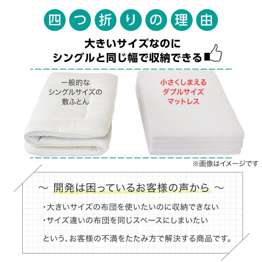 ニトリ マットレス 厚さ50cm 薄型 硬め ひろびろ使えて小さく