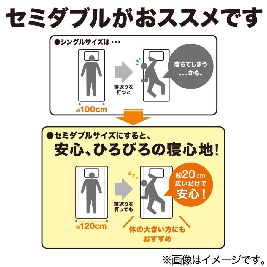 抗菌防臭機能付き ボリューム防ダニ敷布団   シングル 厚さ8cm 敷きふとん マットレス ポリエステル 3層 折りたたみ ニトリ｜nitori-net｜16