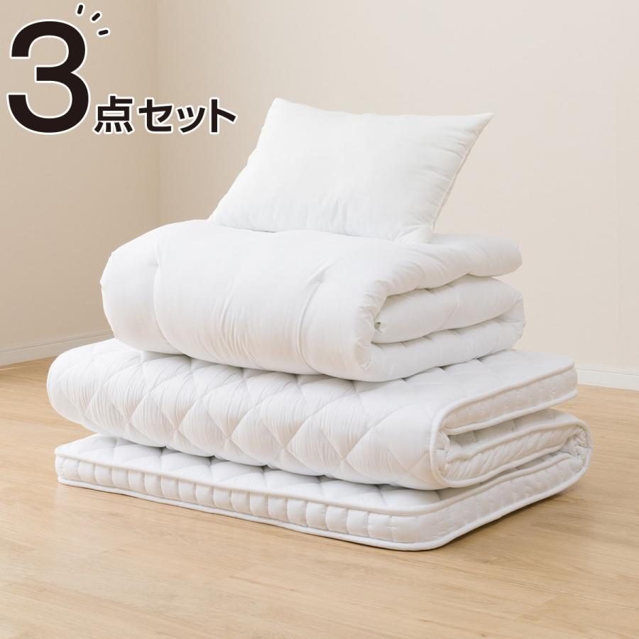 ボリューム 防ダニ 寝具３点セット ふとん用 シングル ニトリ 玄関先迄納品 1年保証 ニトリ Yahoo 店 通販 Yahoo ショッピング