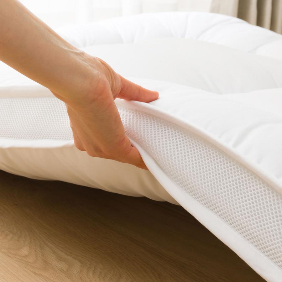 ２枚合わせ羽毛＆抗菌防臭寝具布団4点セット セミダブル(n SD) ニトリ