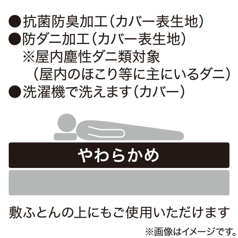ニトリ（NITORI） 低反発マットレス トッパー セミダブル(プレミアF3