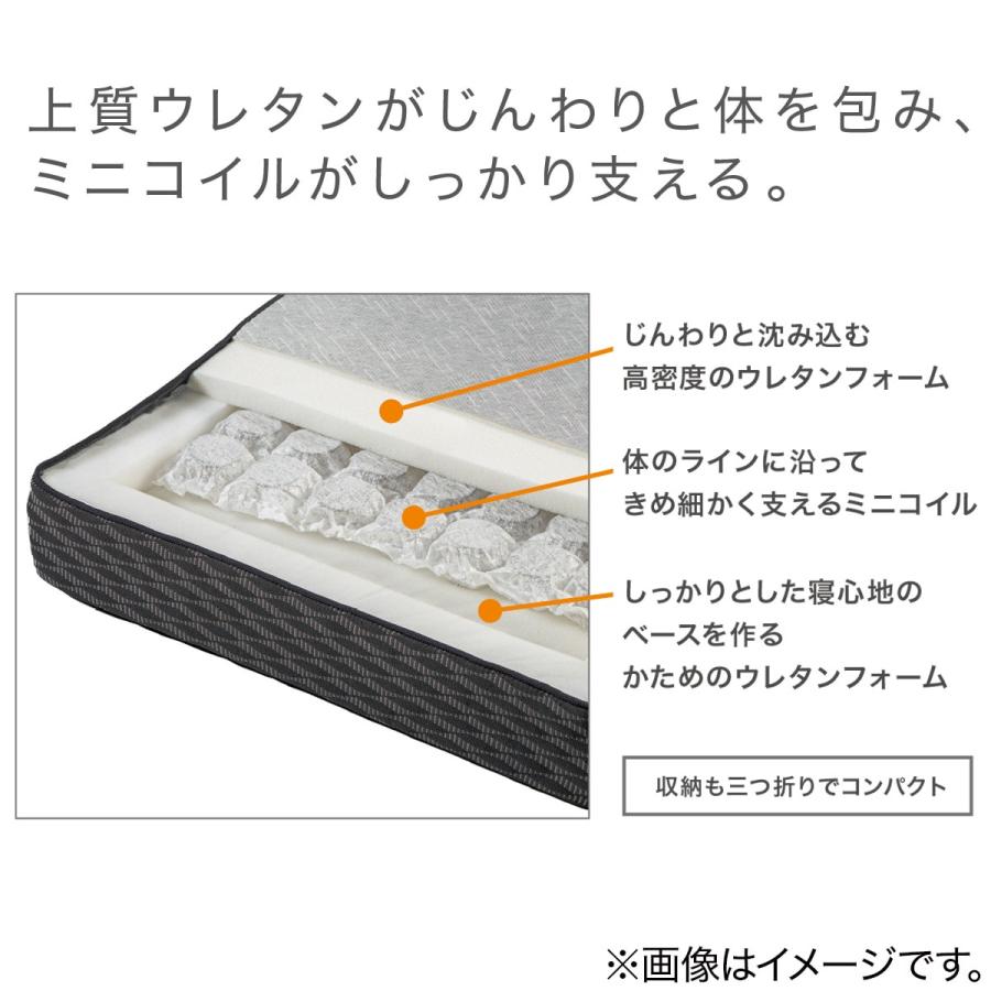ニトリ ウレタンとミニコイルで支える体圧分散敷布団 シングル ニトリ ウレタンとミニコイルで支える体圧分散敷布団 シングル