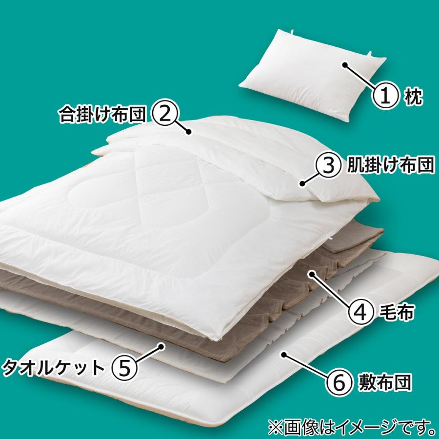 ニトリ 布団セット カバーなしオールシーズン防ダニ寝具6点 ニトリ 布団セット カバーなしオールシーズン防ダニ寝具6点