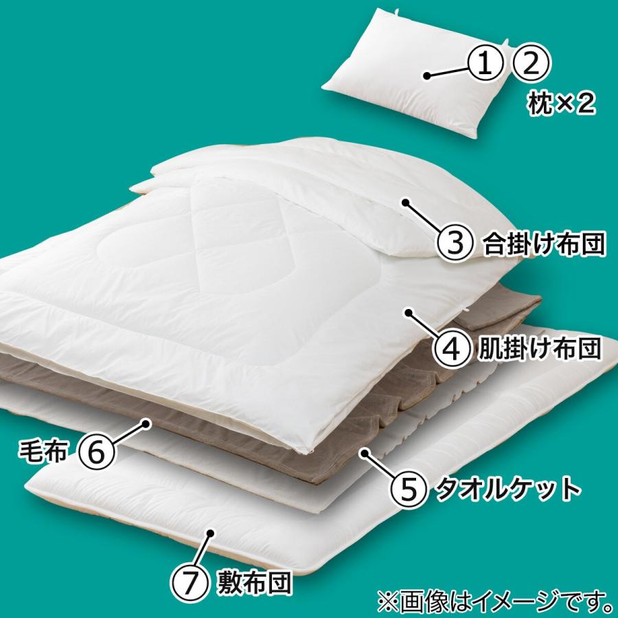 ニトリ 布団セット カバーなしオールシーズン防ダニ寝具7点 ニトリ 布団セット カバーなしオールシーズン防ダニ寝具7点