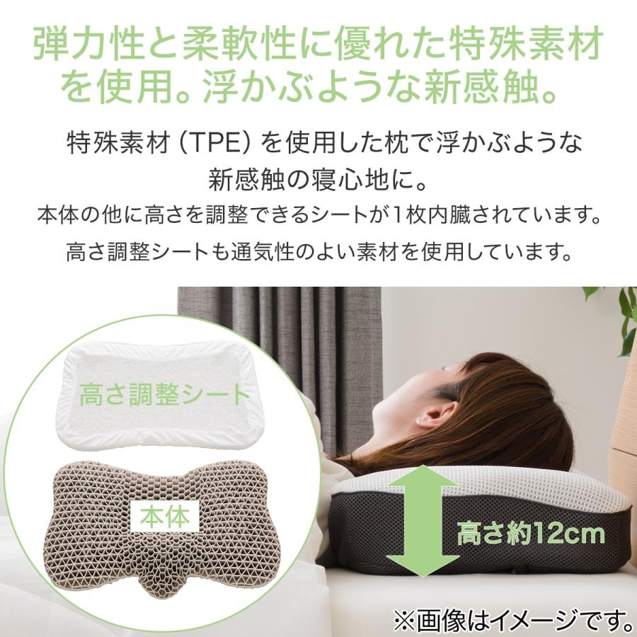 浮かぶように支える ３Ｄ枕(P2201) 枕 まくら ポリエステル 57×35 ニトリ｜nitori-net｜14