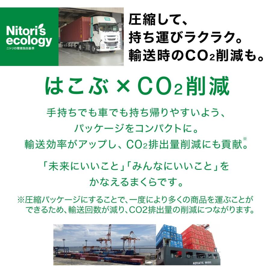 ニトリ（NITORI） 抗菌防臭 低反発チップ枕(Nチップ3 HI P2205