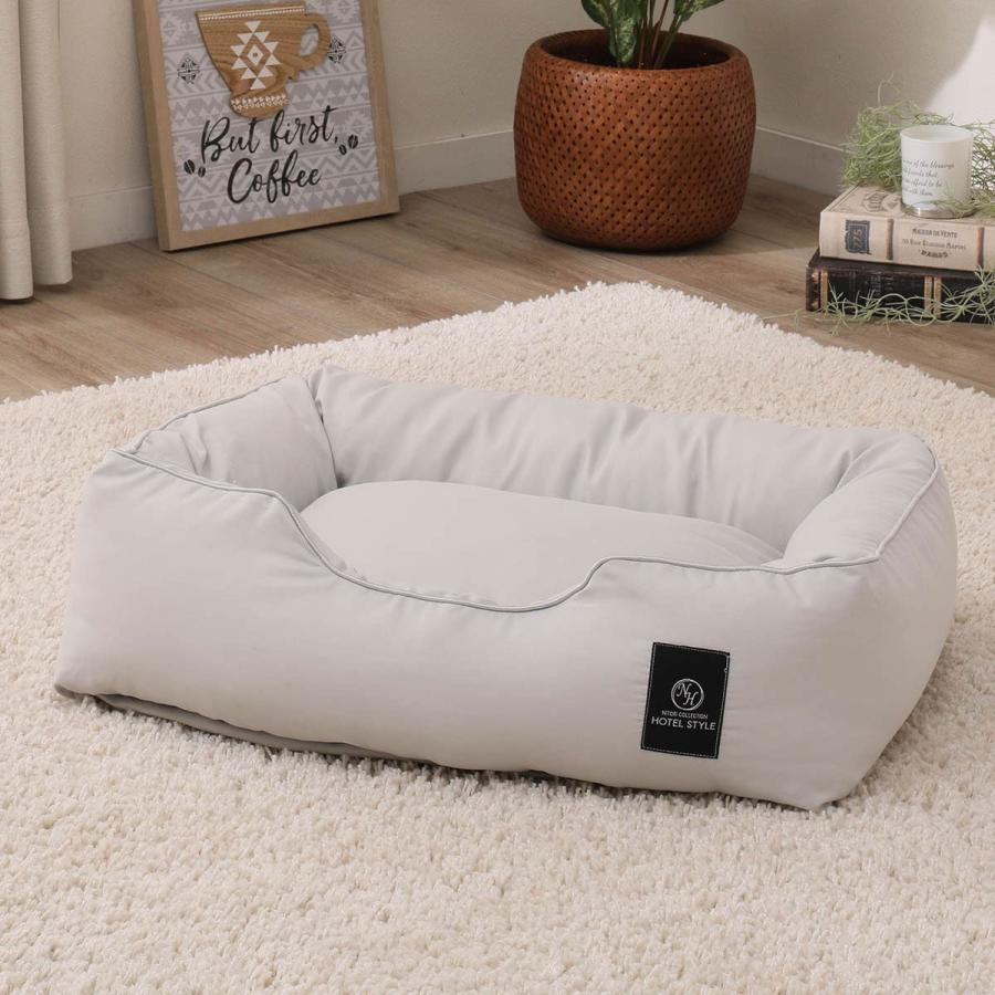 ペットベッド ｍ 宅送 Nホテル シカク Gy ニトリ M 1年保証 玄関先迄納品