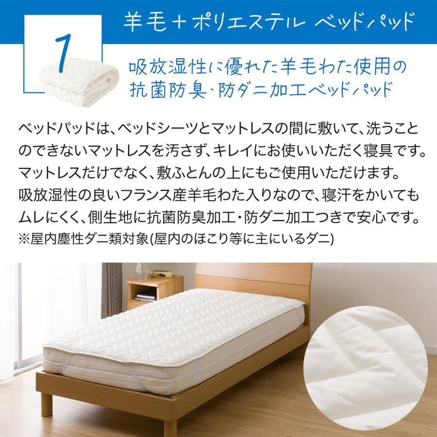 ニトリ ベッドパッド&マルチすっぽりシーツ カバーセット 3点 ニトリ ベッドパッド&マルチすっぽりシーツ カバーセット 3点