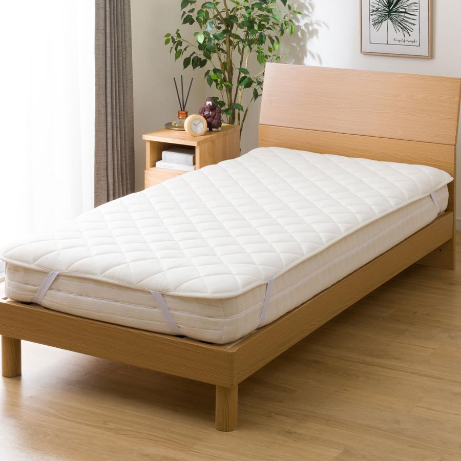 ニトリ（NITORI） 両面使えるベッドパッド＆マルチすっぽりシーツ