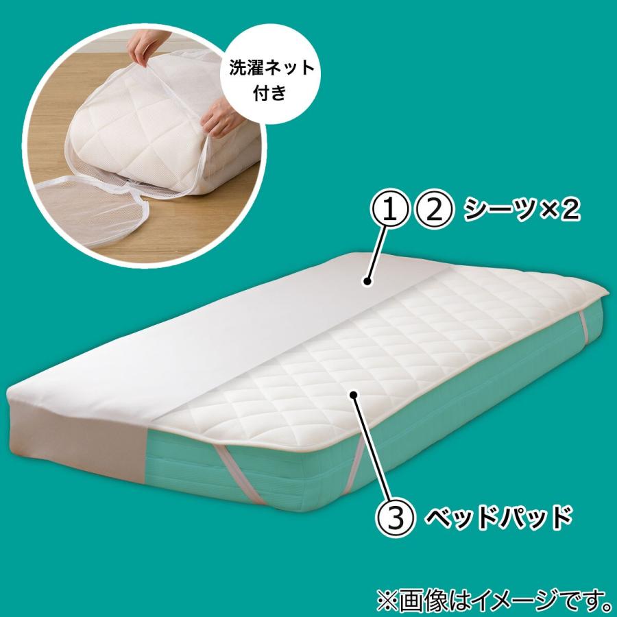 ニトリ 両面使えるベッドパッド&マルチすっぽりシーツ カバー ニトリ 両面使えるベッドパッド&マルチすっぽりシーツ カバー