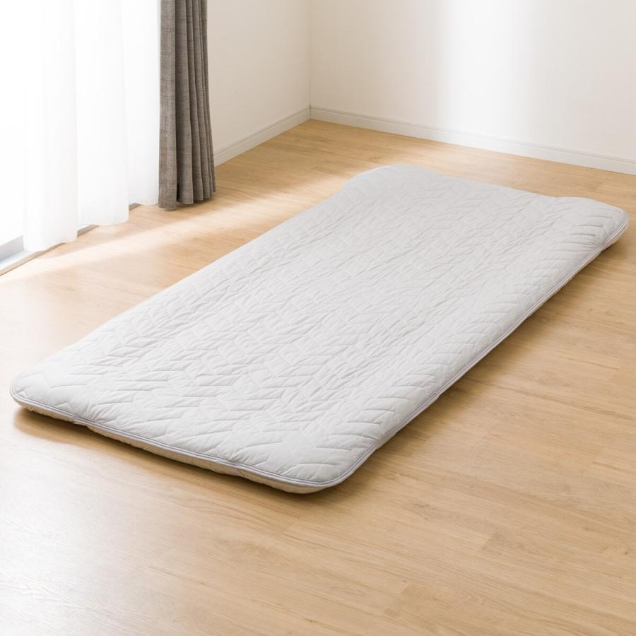 ニトリ 両面使える ゴムバンド付き 敷パッド シングル(Nクール ニトリ 両面使える ゴムバンド付き 敷パッド シングル(Nクール