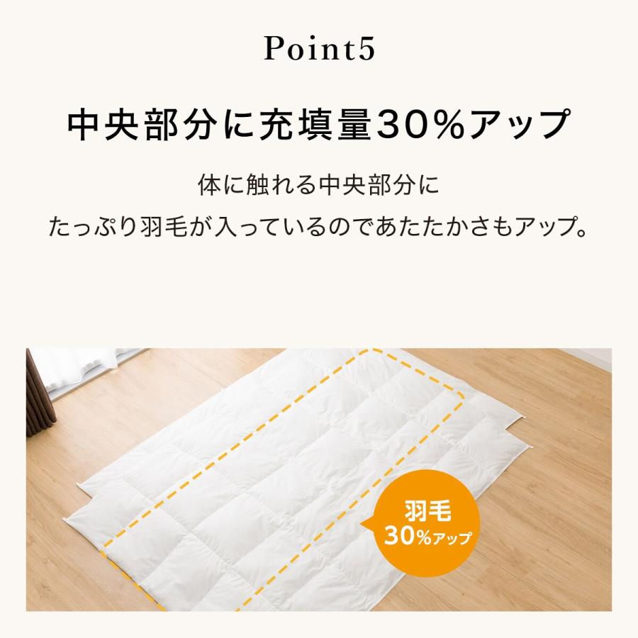 ２枚合わせ羽毛掛け布団　クイーン(NTR-2 K2324 Q) ニトリ ネット限定