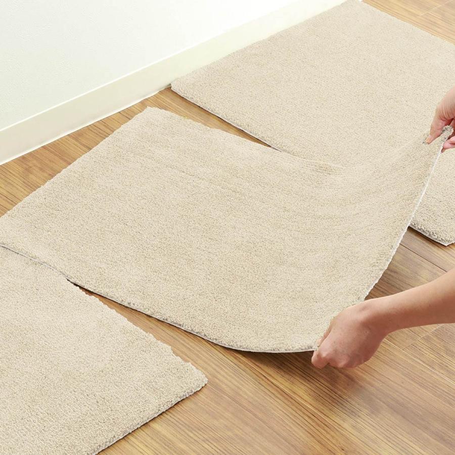 ニトリ（NITORI） つなげてつかえる吸着フロアマット(ジョイIV45x60