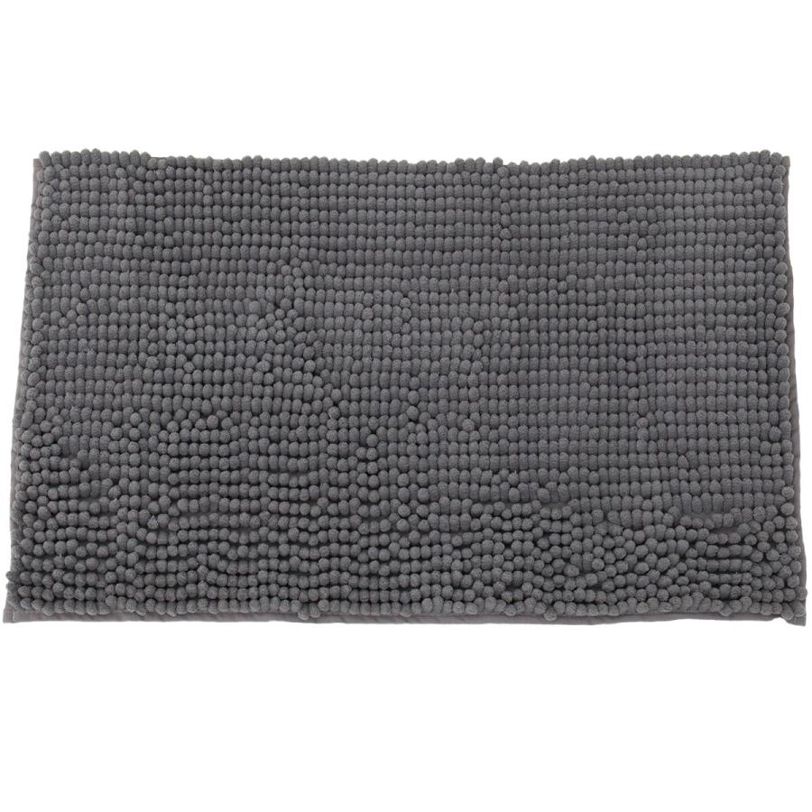 ニトリ（NITORI） 太モールバスマット(60x45 DGY YA001) : ニトリ