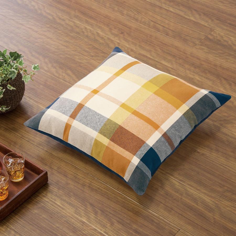 フロアクッション 座布団カバー サキゾメチェックor ニトリ 玄関先迄納品 1年保証 ニトリ Yahoo 店 通販 Yahoo ショッピング