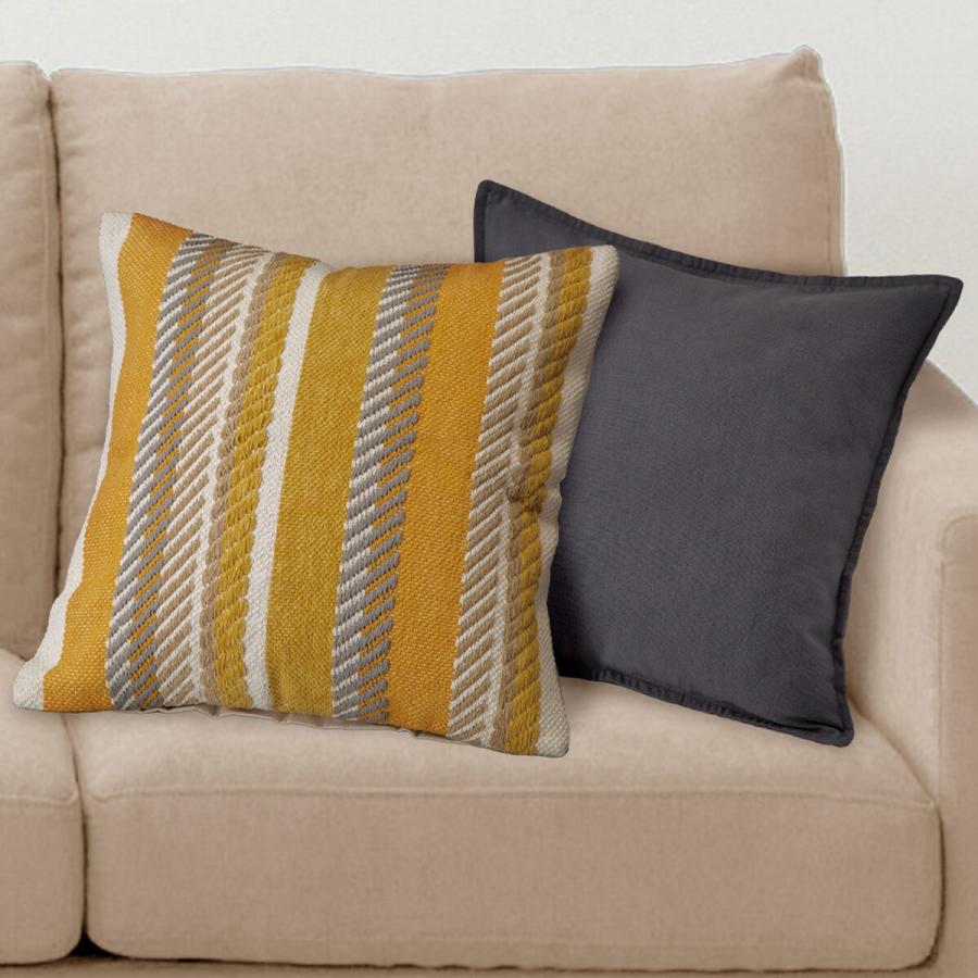 ニトリ（NITORI） クッションカバー(シンプレGY 45×45cm) : ニトリ