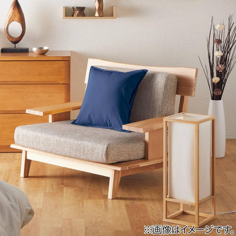 ニトリ（NITORI） クッションカバー(シンプレネイビー 45×45cm