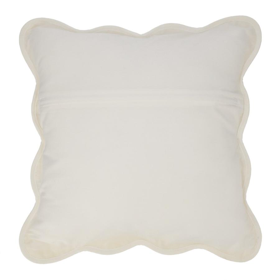 ニトリ（NITORI） クッションカバー(キルト ペイズリー2 WH 45×45cm