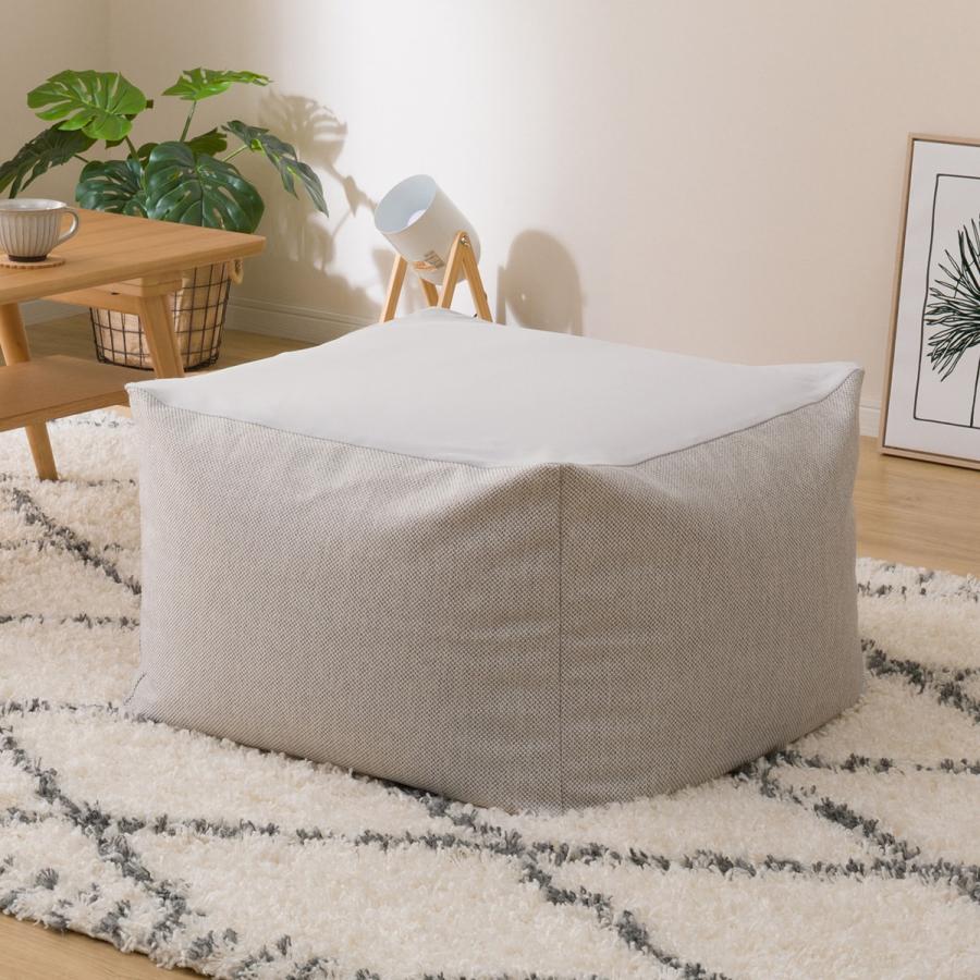 ビーズソファカバー 大サイズ専用(ラフ GY) ニトリ :7806193:ニトリ