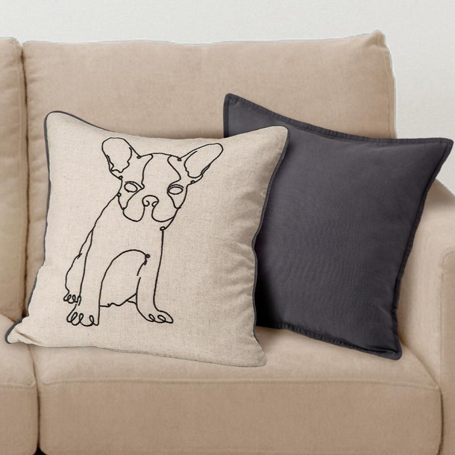 ニトリ（NITORI） クッションカバー(BU001 45×45cm) : ニトリ Yahoo!店