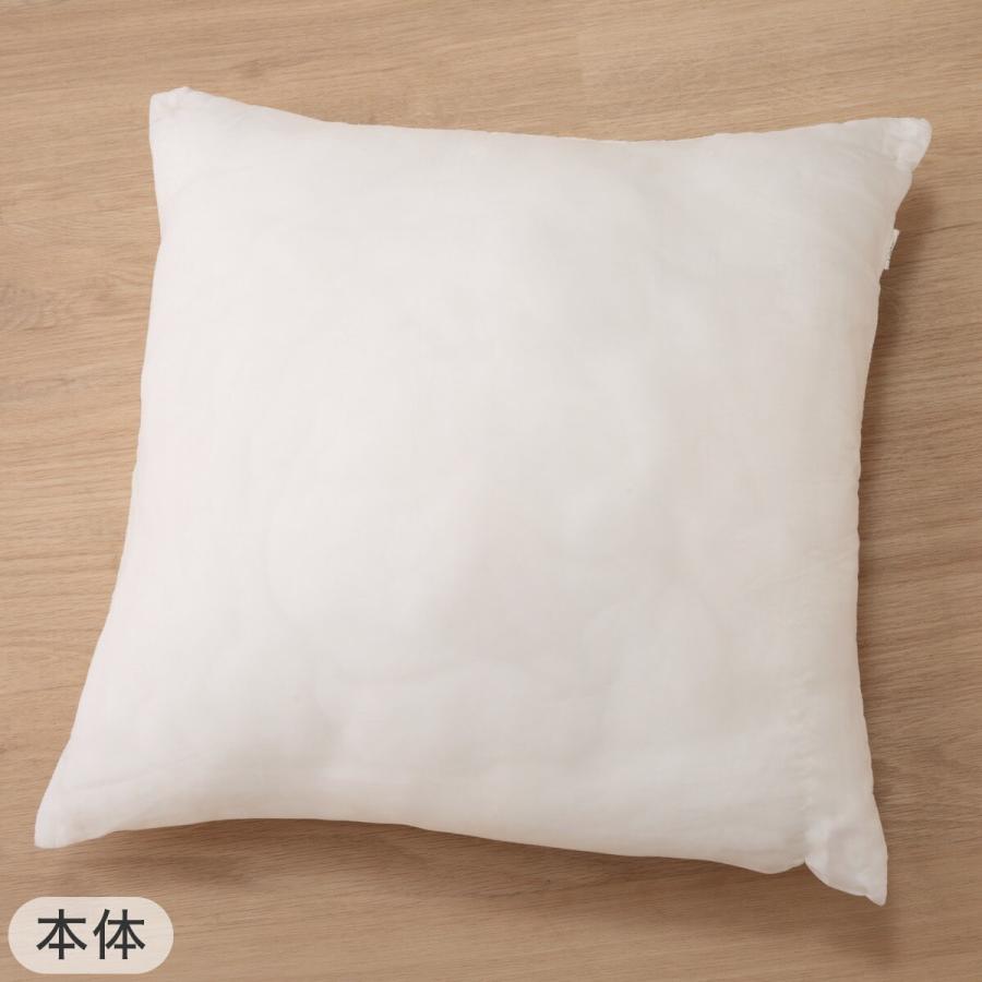 ニトリ クッションカバー(フリル FR002GY)+本体セット ニトリ クッションカバー(フリル FR002GY)+本体セット