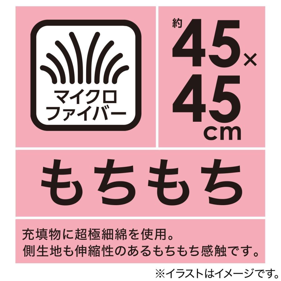 ニトリ（NITORI） クッションカバー(フリル FR005GY)+本体セット