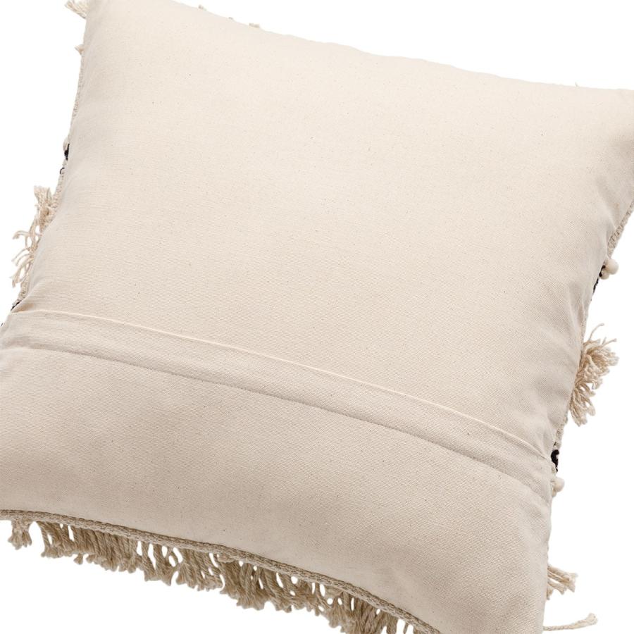 ニトリ（NITORI） クッションカバー(フリンジ SD001 45×45cm) 綿