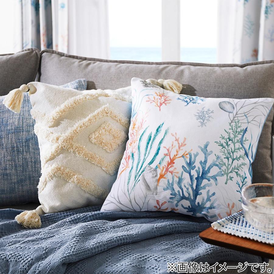 ニトリ（NITORI） クッションカバー(タフト KI2401 45×45cm) : ニトリ