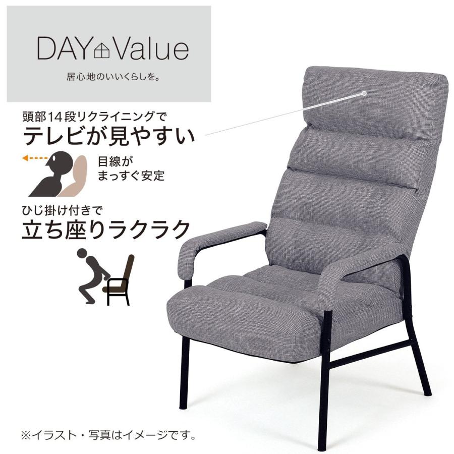 ひじ付きパイプ高座椅子 レイ Gy ニトリ 玄関先迄納品 1年保証 ニトリ Yahoo 店 通販 Yahoo ショッピング