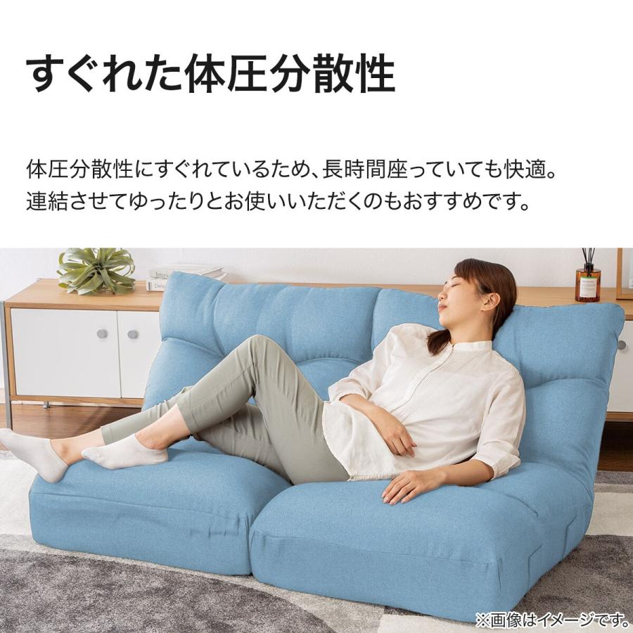ニトリ つながるワイドポケットコイル座椅子 ローソファ 1人掛け ニトリ つながるワイドポケットコイル座椅子 ローソファ 1人掛け