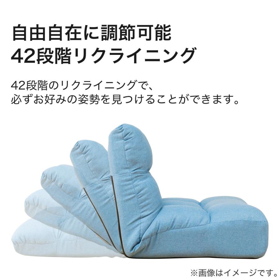 ニトリ つながるワイドポケットコイル座イス(ロダ ワイドBL) : ニトリ