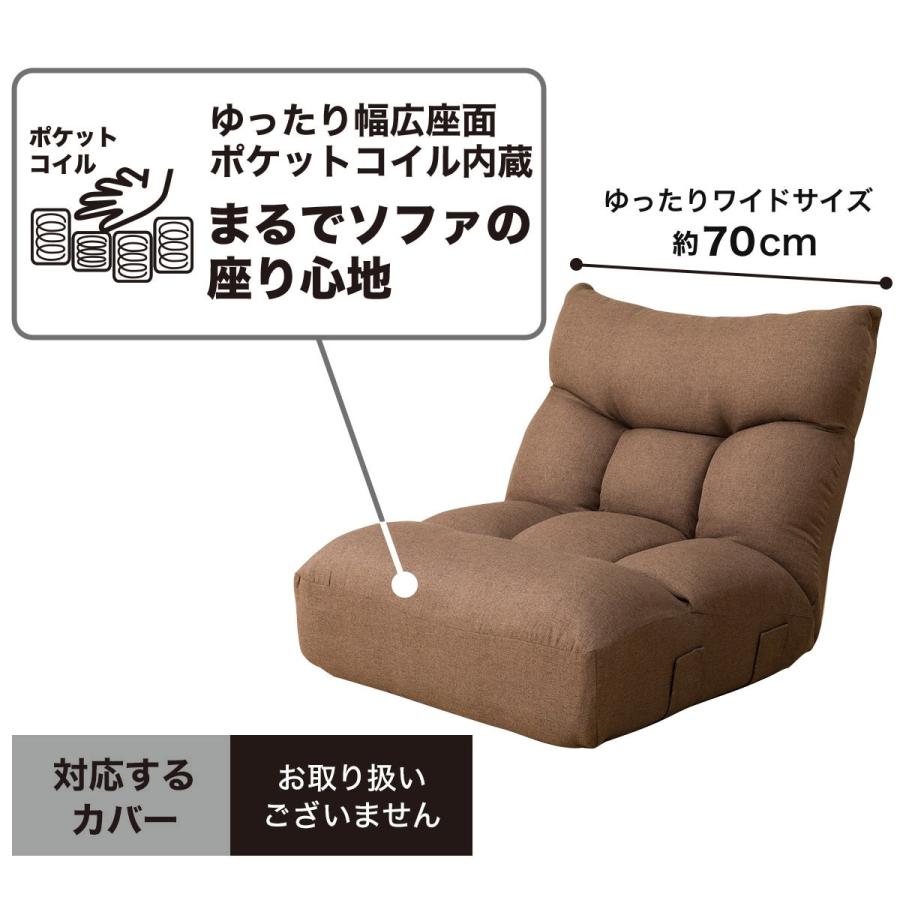 ニトリ（NITORI） つながるワイドポケットコイル座イス 2個セット(ロダ