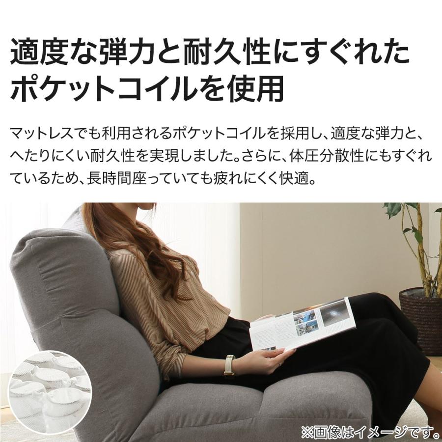 ニトリ つながるワイドポケットコイル座椅子 ローソファ 1人掛け ニトリ つながるワイドポケットコイル座椅子 ローソファ 1人掛け