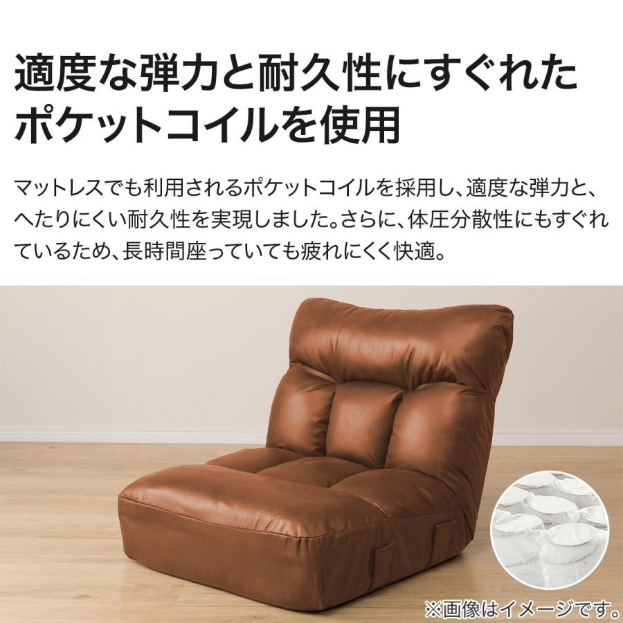 ニトリ つながるワイドポケットコイル座イス ローソファ 1人掛け ニトリ つながるワイドポケットコイル座イス ローソファ 1人掛け
