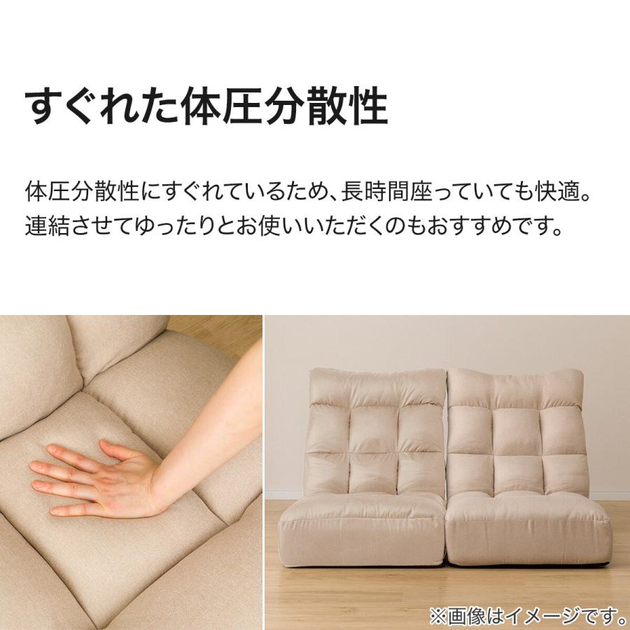 ニトリ つながるハイバックポケットコイル座椅子 ローソファ 1人 ニトリ つながるハイバックポケットコイル座椅子 ローソファ 1人