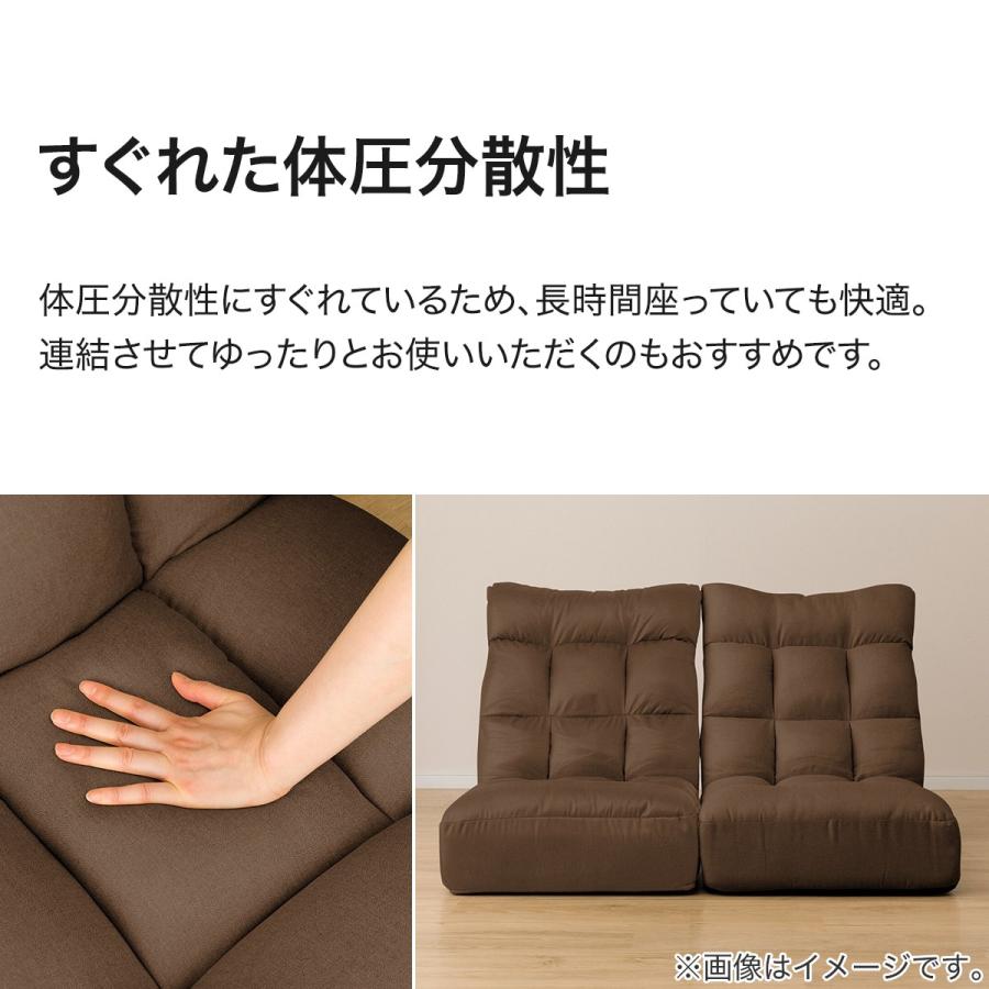 ニトリ つながるハイバックポケットコイル座椅子 ローソファ 1人 ニトリ つながるハイバックポケットコイル座椅子 ローソファ 1人