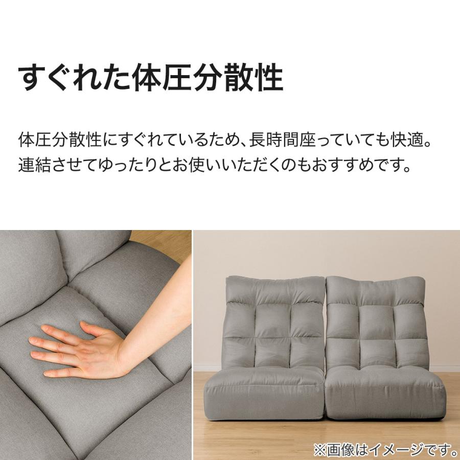 ニトリ つながるハイバックポケットコイル座椅子 ローソファ 1人 ニトリ つながるハイバックポケットコイル座椅子 ローソファ 1人