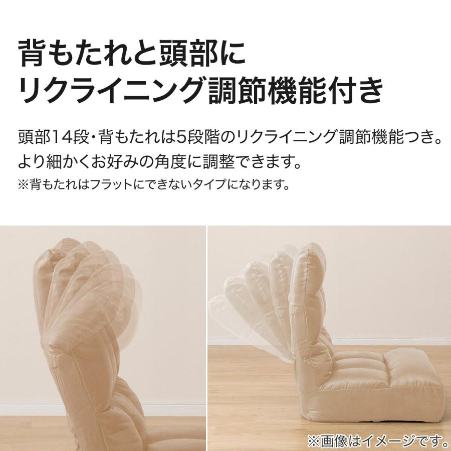 【新品未使用】NITORI ポケットコイル座椅子　リクライニング ニトリ（NITORI） つながるハイバックポケットコイル座椅子(ロダトール