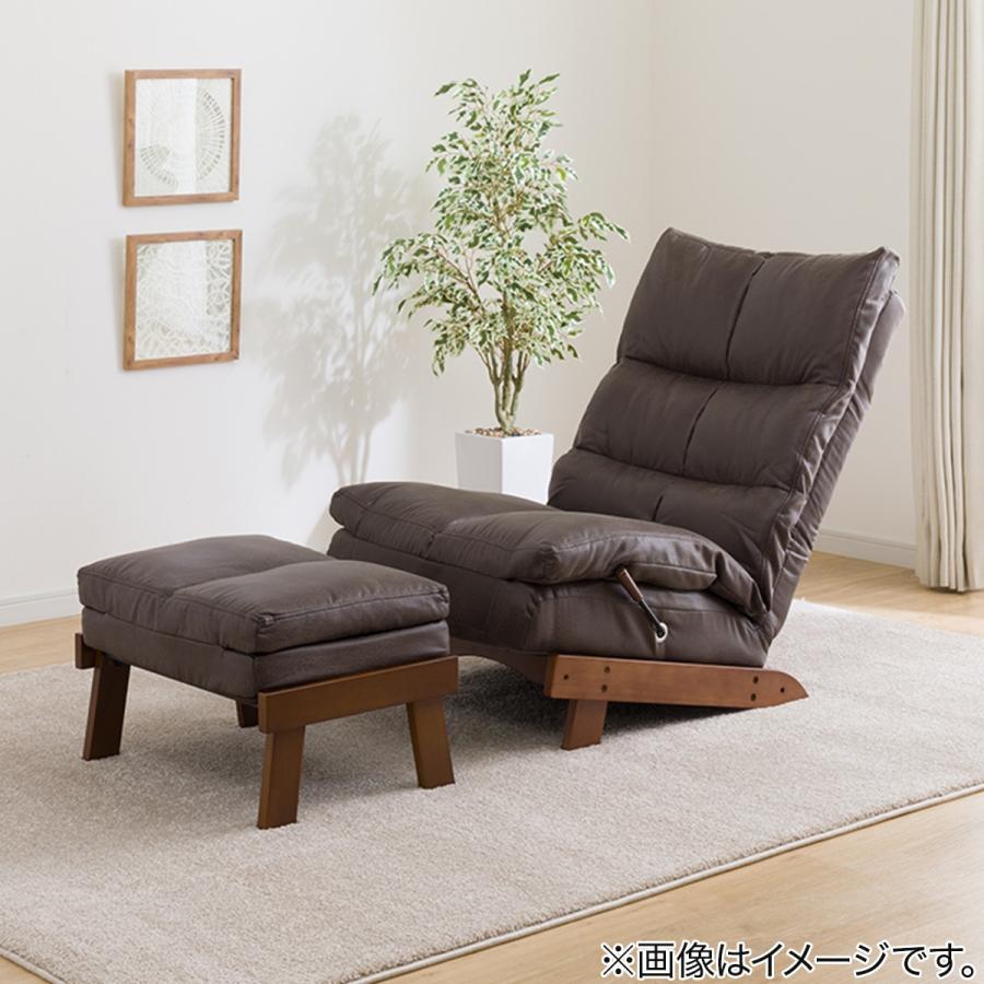 R074 Nitori 1P手動 リクライニングソファ(アクション GRY) 良品・美品