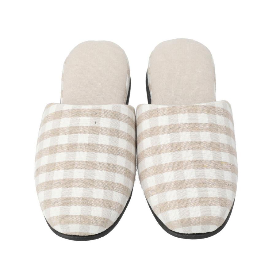 ニトリ（NITORI） スリッパ 2点セット(ツリコミチェックBE F) : ニトリ