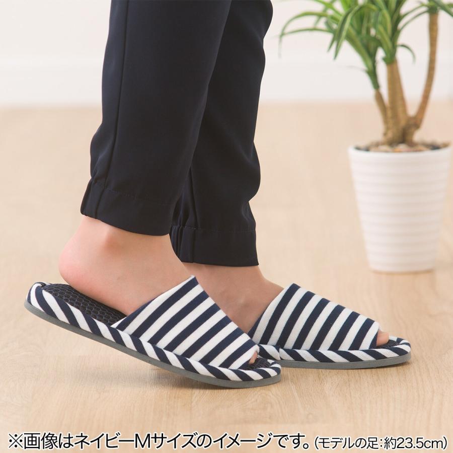 スリッパ メッシュ I ボーダー Gy Ll ニトリ 玄関先迄納品 1年保証 ニトリ Yahoo 店 通販 Yahoo ショッピング