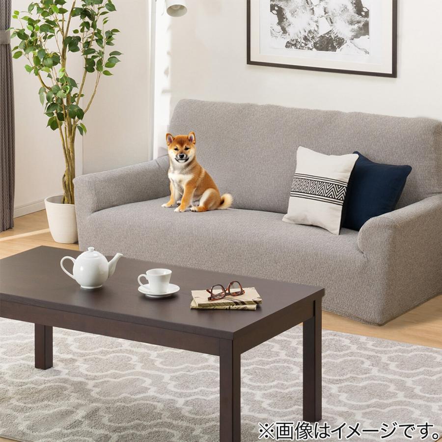 ニトリ 肘付ストレッチハイバックソファカバー(レジスト2 GY 3人 ニトリ 肘付ストレッチハイバックソファカバー(レジスト2 GY 3人