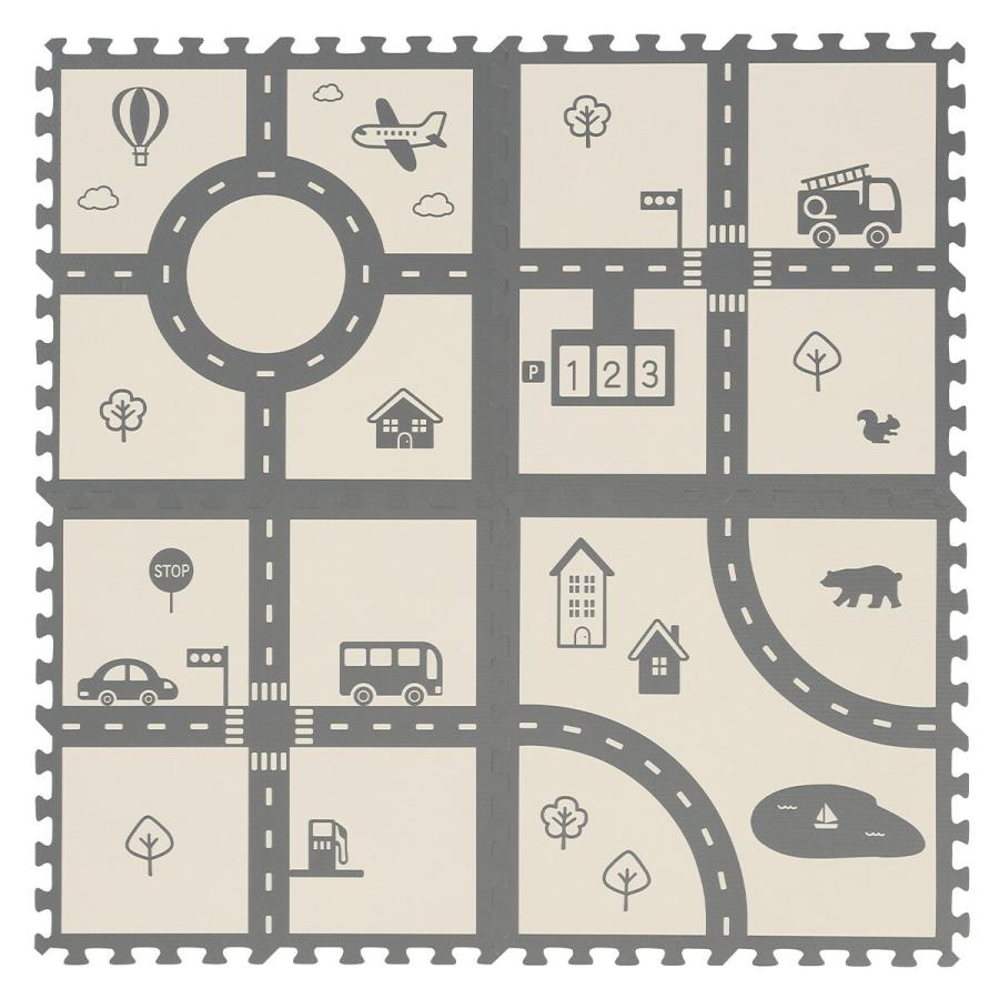 ｎパズルマット ４枚入り ストリート 4p ニトリ 玄関先迄納品 1年保証 ニトリ Yahoo 店 通販 Yahoo ショッピング